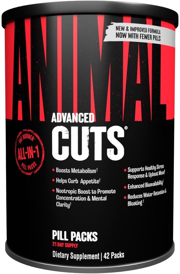 Animal Cuts Thermogenic Fat Burner 42 Packs – Güclü Yağ Yandırıcı və Enerji - İdman qidaları Animal Cuts Thermogenic Fat Burner 42 Packs – Güclü Yağ Yandırıcı və Enerji