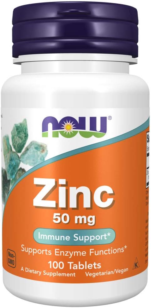Zinc 50 mg Tablet – İmmunitet, Dəri və Sağlamlıq üçün 100 ədəd - İdman qidaları zinc 50 mg tablet